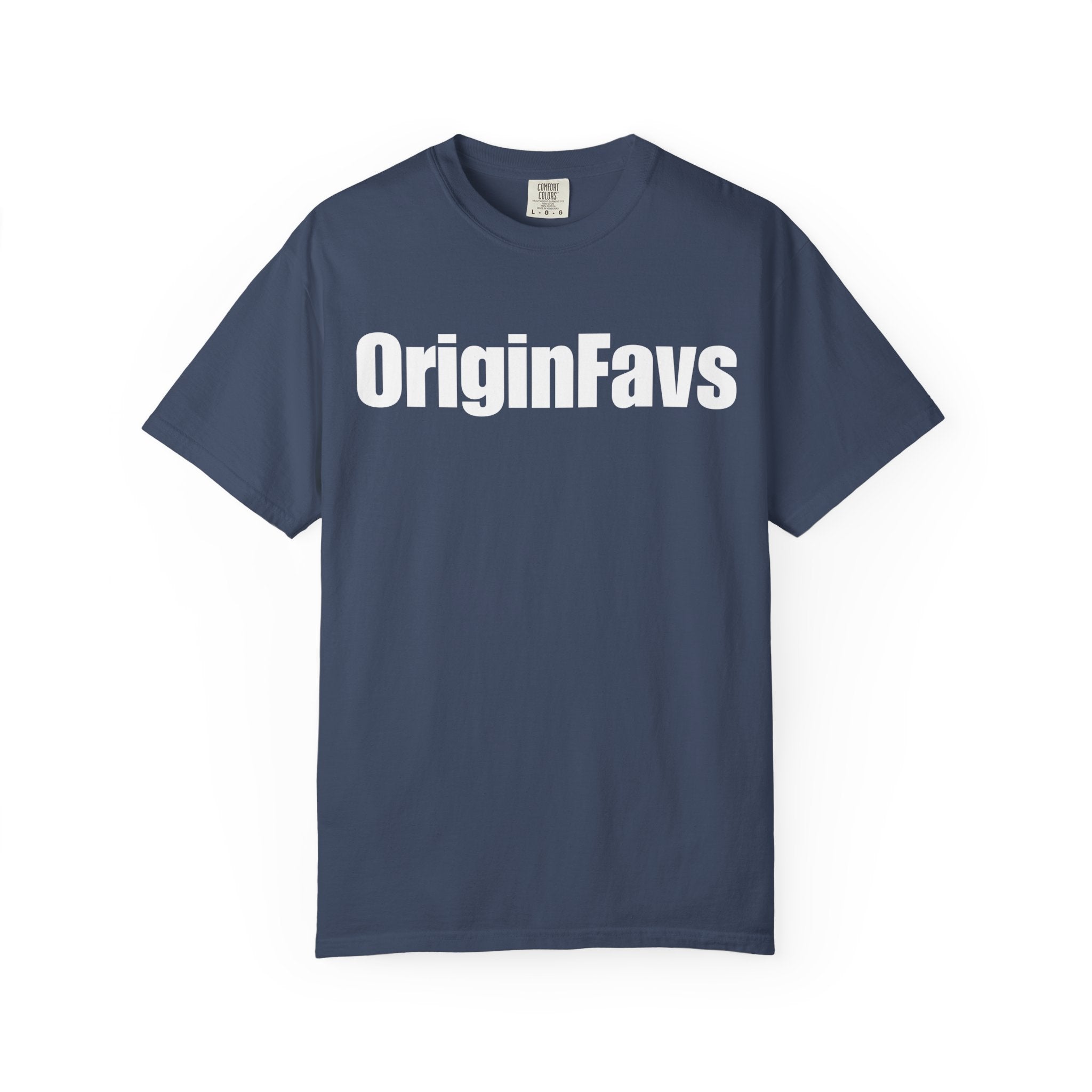 Copy of OriginFavs Logo T‑Shirt — Minimal Text Graphic Tee