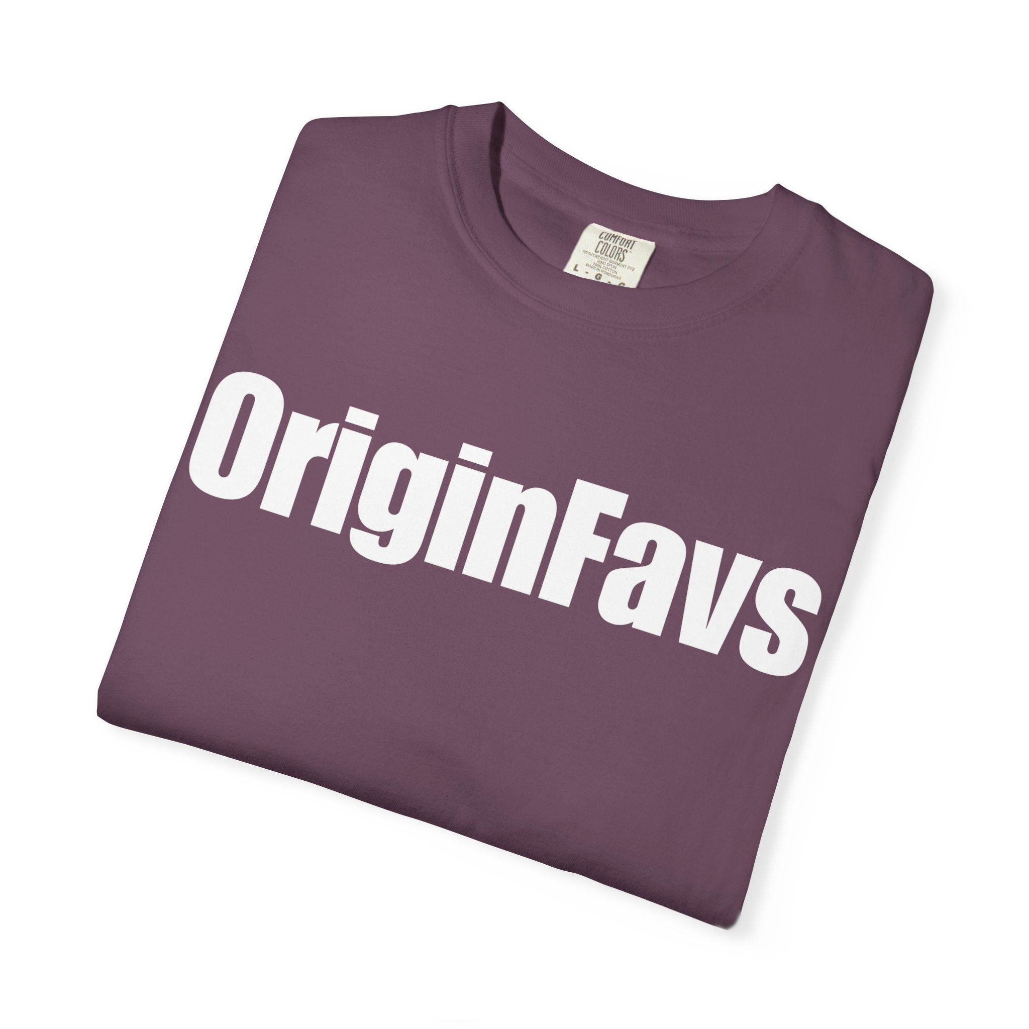 Copy of OriginFavs Logo T‑Shirt — Minimal Text Graphic Tee