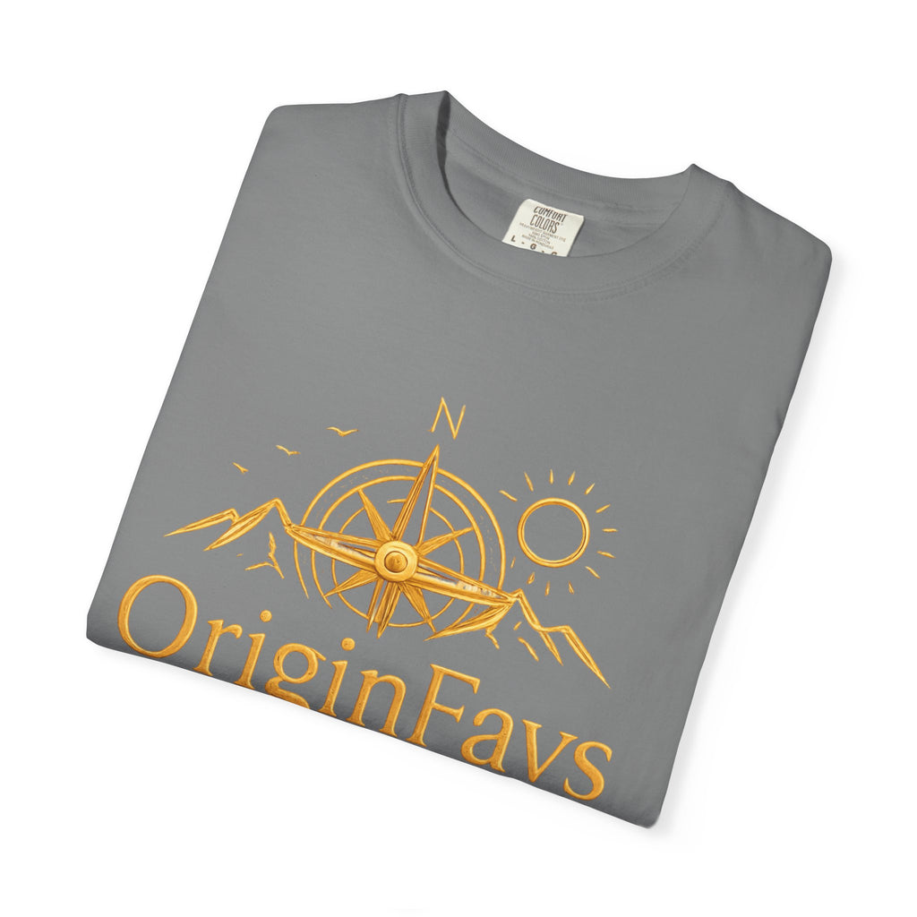 OriginFavs Compass Graphic T-Shirt — Adventure Travel Tee