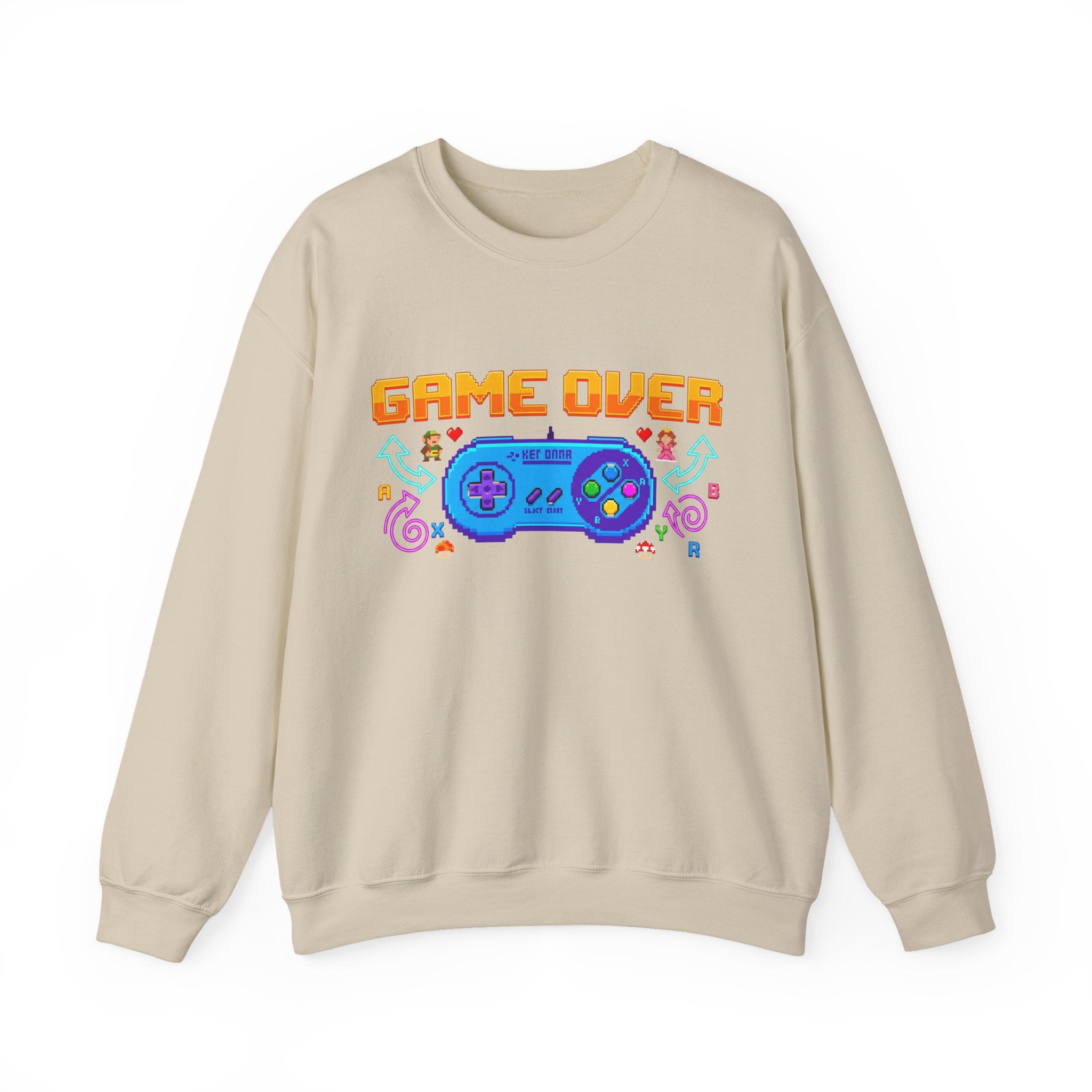 Game Over Controller Sweatshirt — Retro Gamer Crewneck