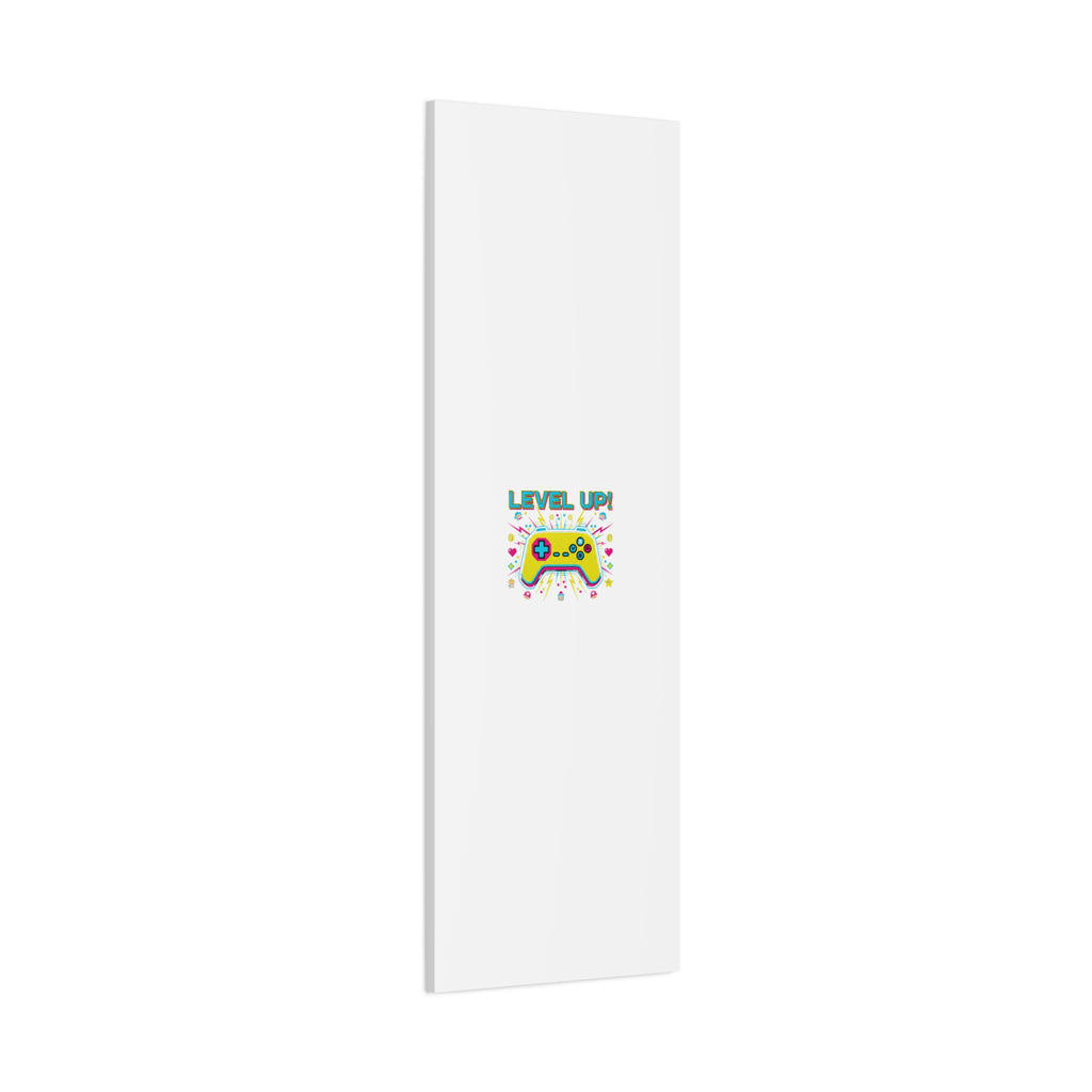 Level Up! Pixel Controller Canvas | Gaming Geek Culture, Retro Pixel Art