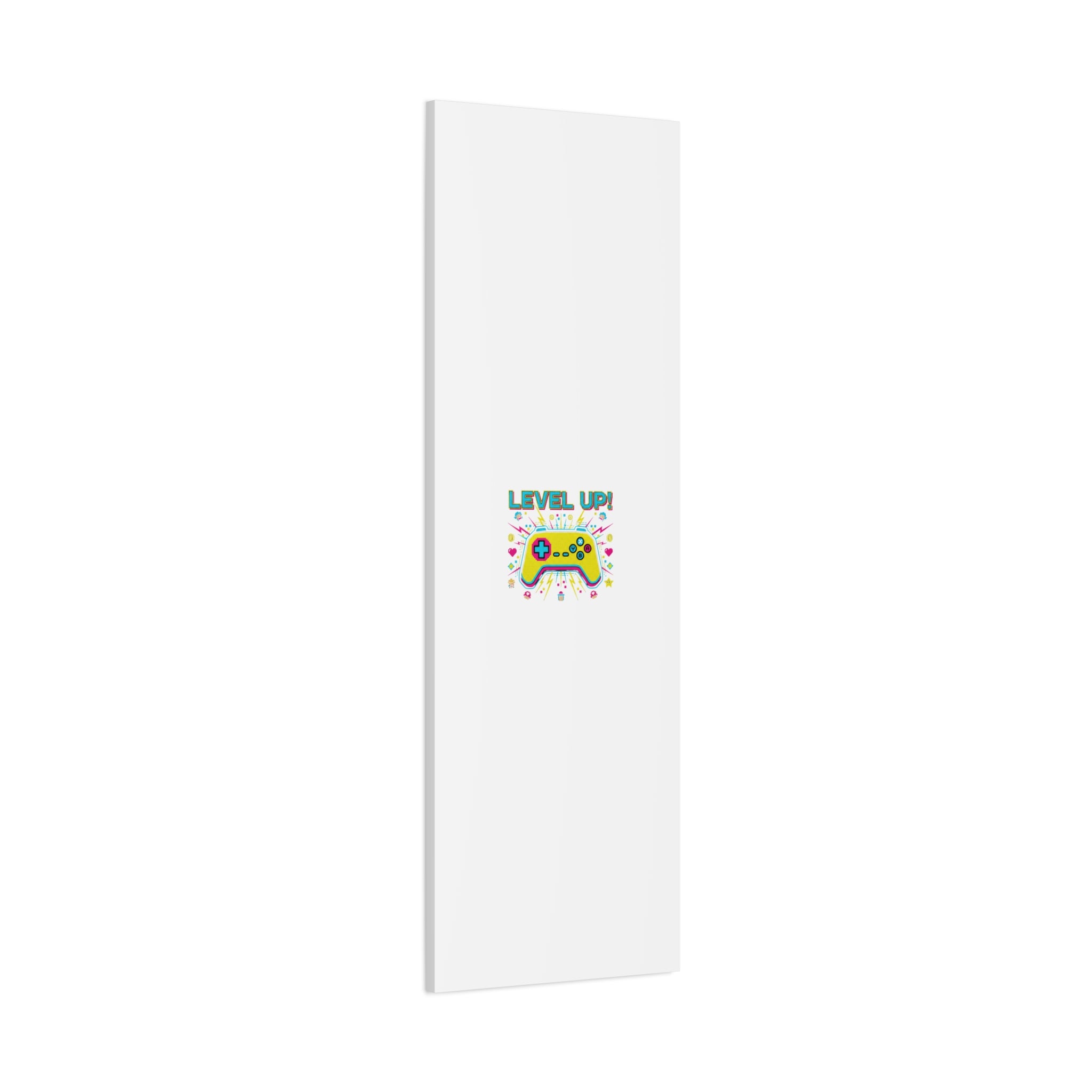 Level Up! Pixel Controller Canvas | Gaming Geek Culture, Retro Pixel Art