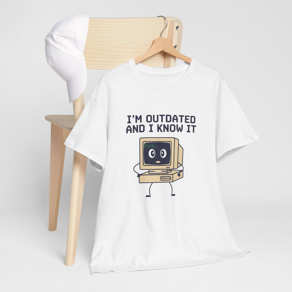 I'm Outdated and I Know It Tee — Retro Computer Graphic Shirt