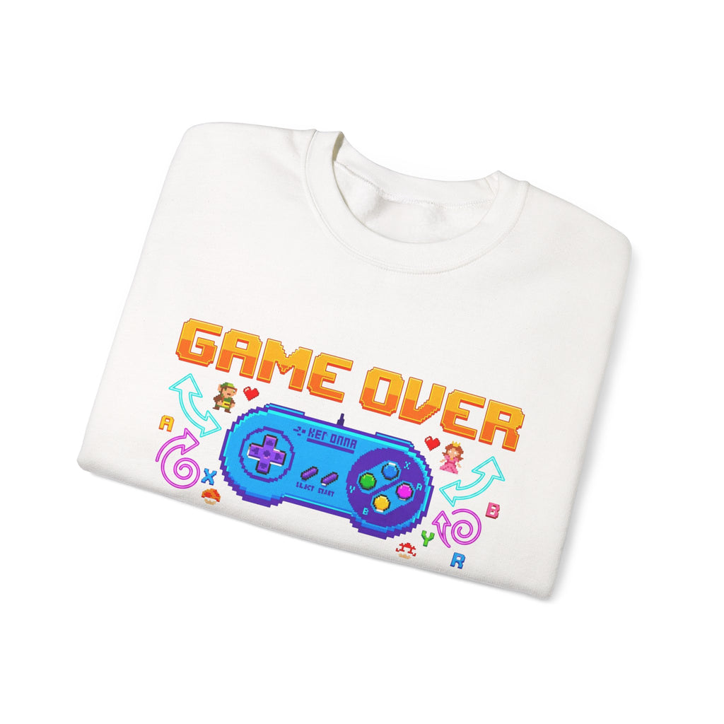 Game Over Controller Sweatshirt — Retro Gamer Crewneck