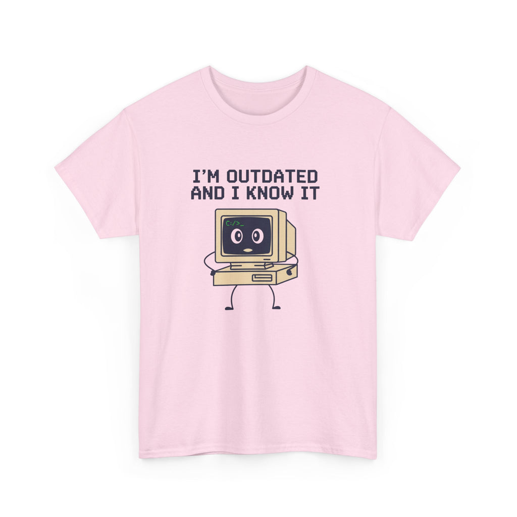 I'm Outdated and I Know It Tee — Retro Computer Graphic Shirt