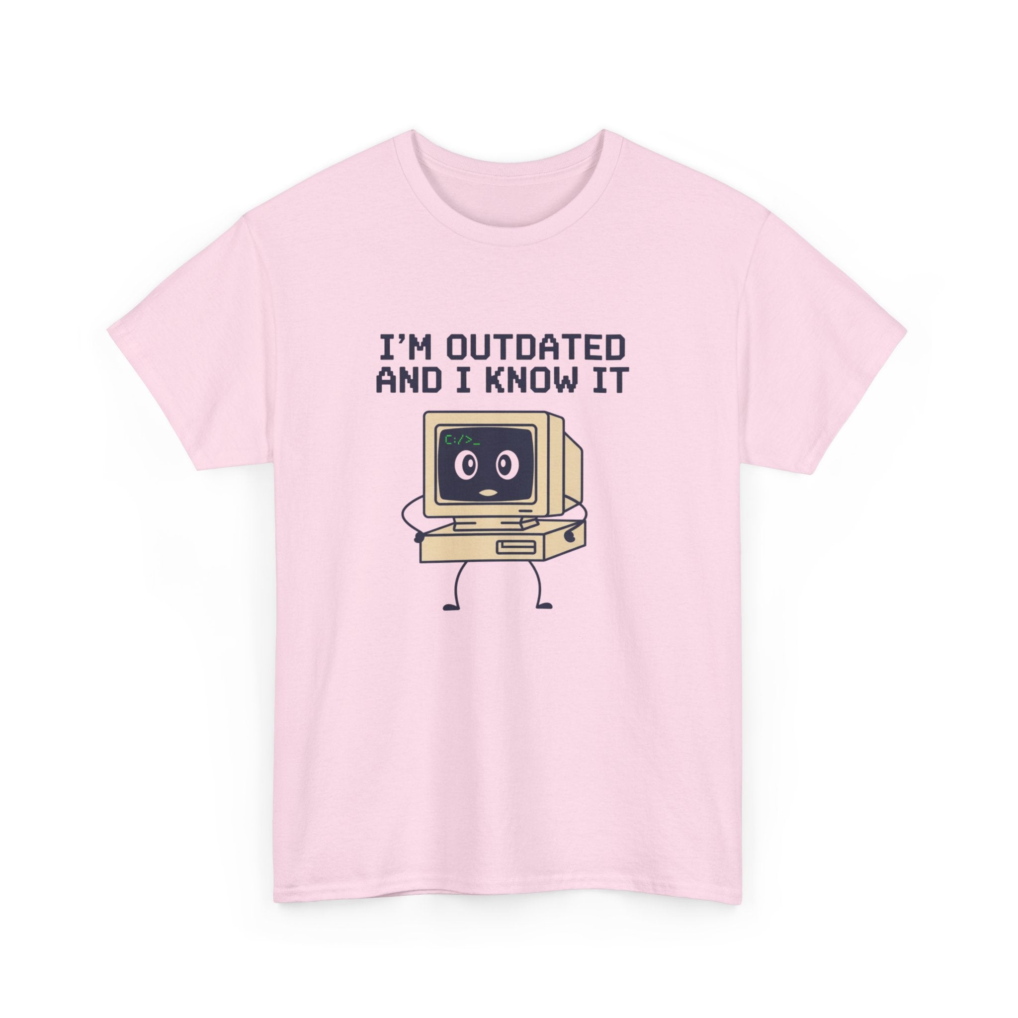 I'm Outdated and I Know It Tee — Retro Computer Graphic Shirt