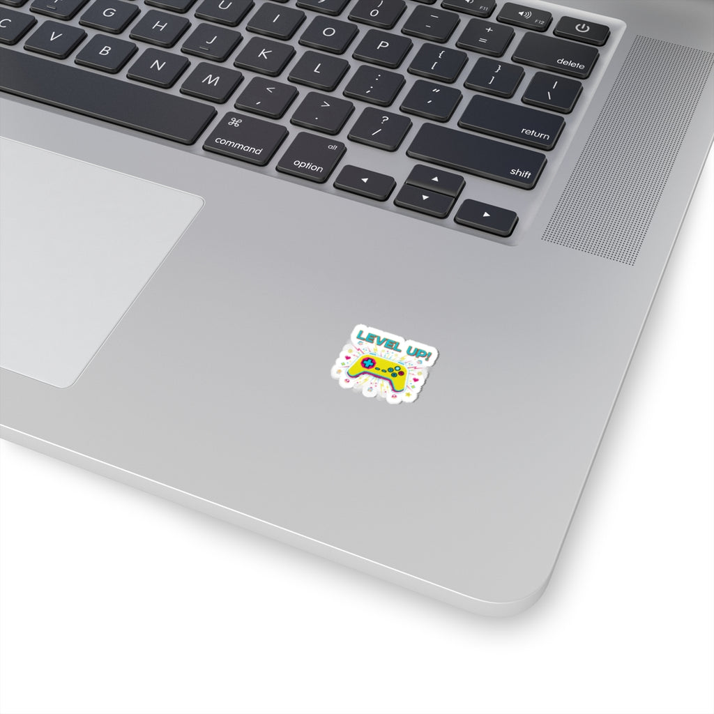 Level Up Controller Sticker | gaming pixel art, streamer merch