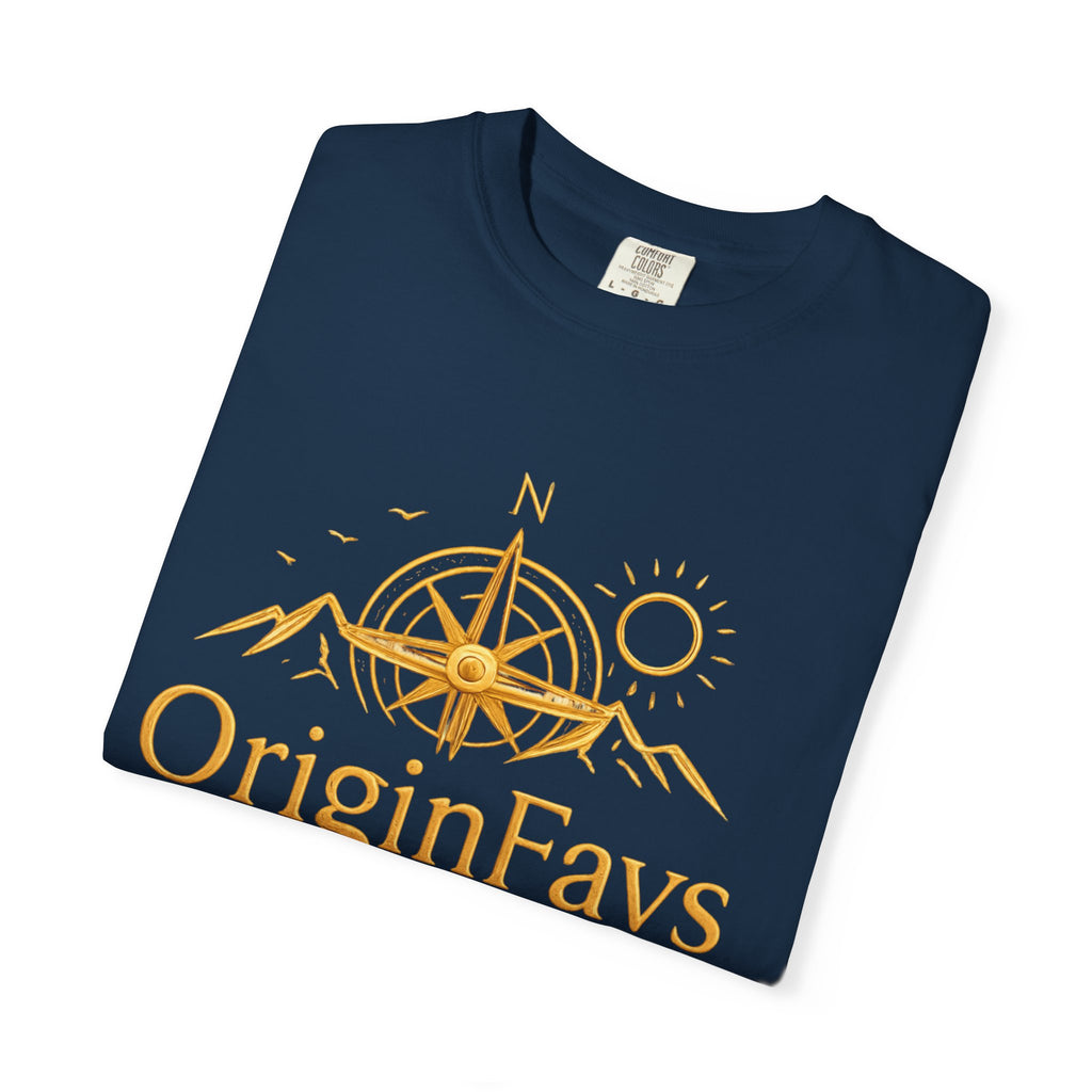 OriginFavs Compass Graphic T-Shirt — Adventure Travel Tee