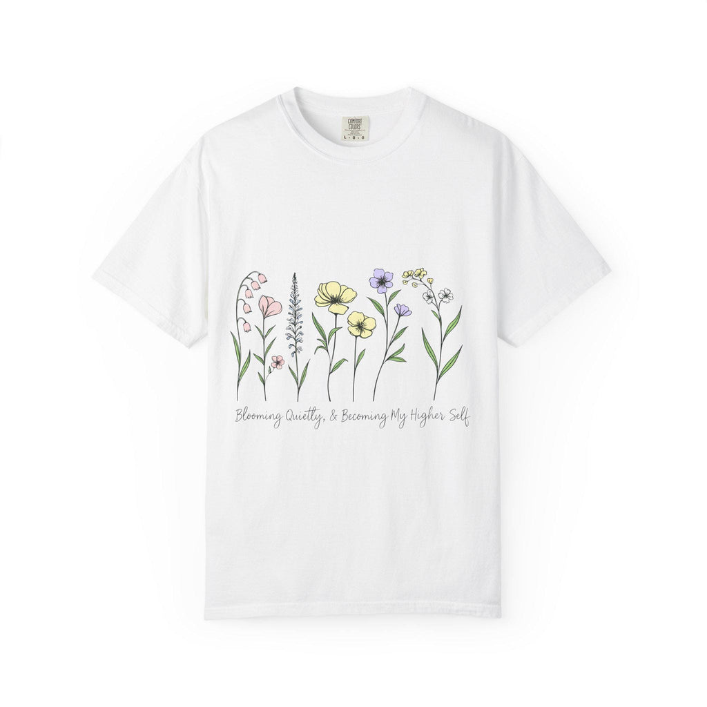 Wildflower Sketch T-shirt | Botanical Floral Illustration