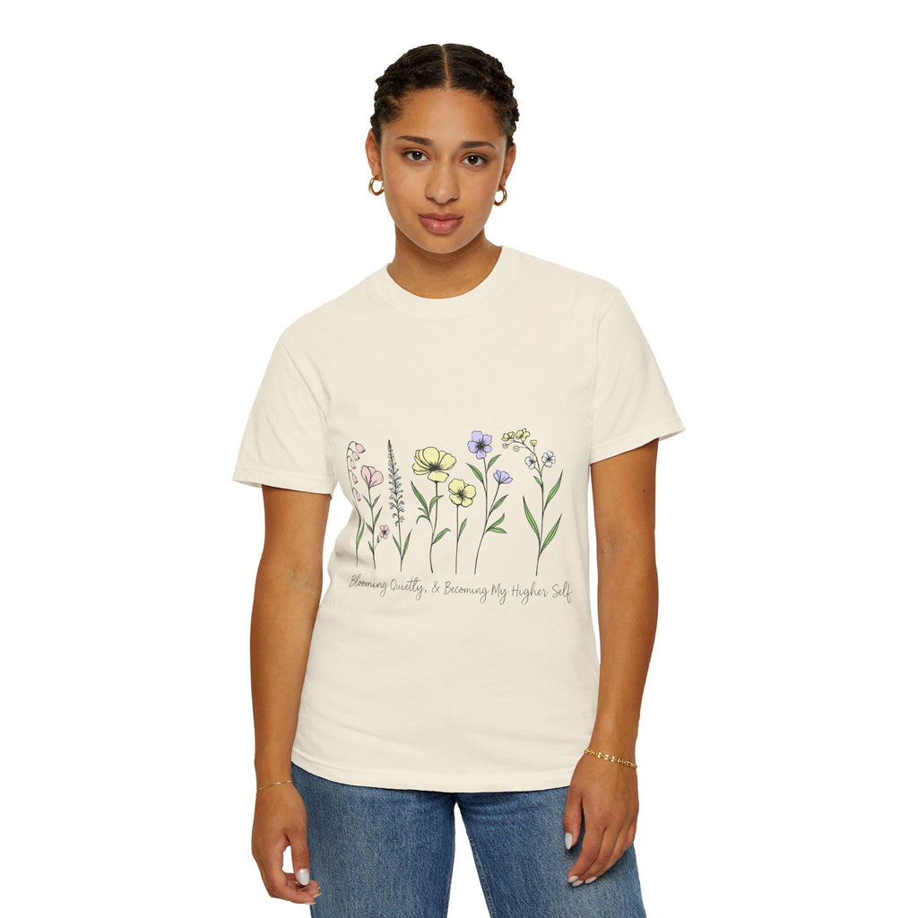 Wildflower Sketch T-shirt | Botanical Floral Illustration
