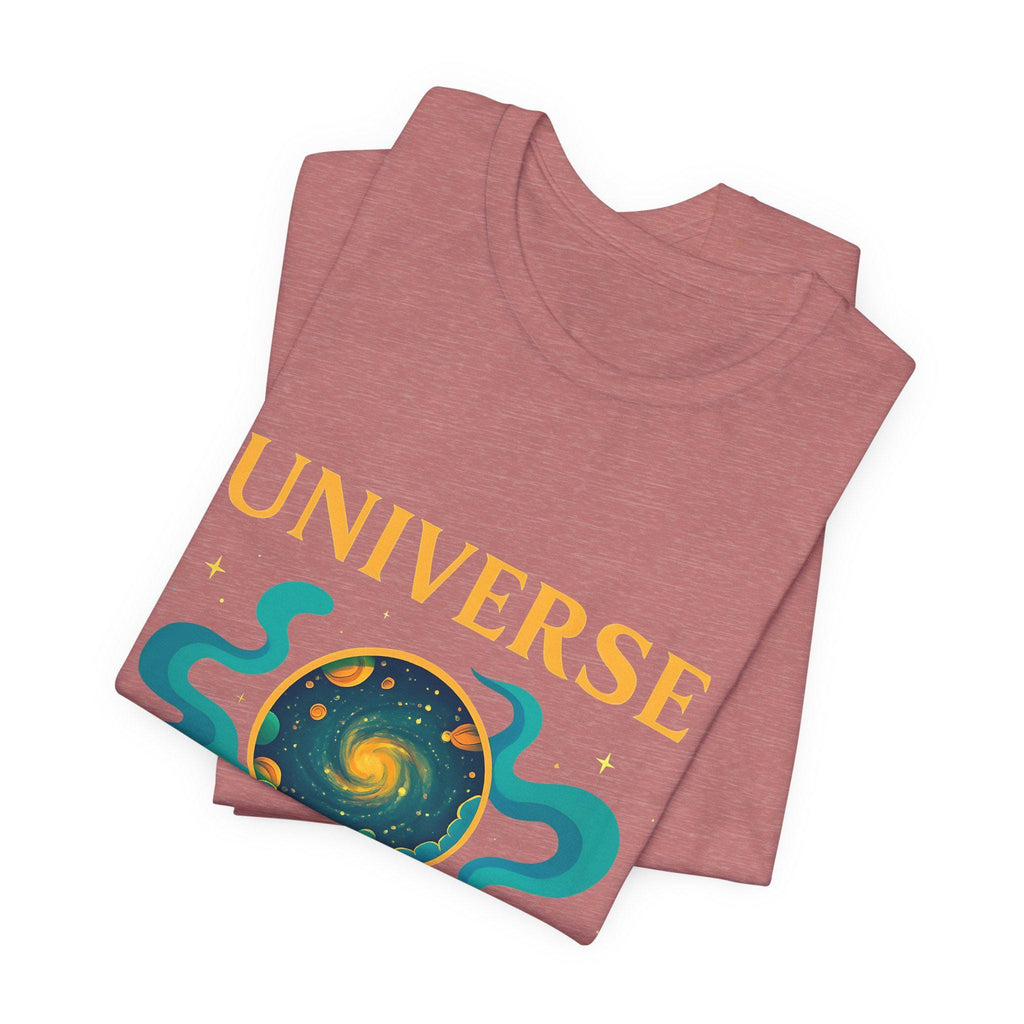 Universe Hand Holding Galaxy Tee | celestial illustration, planet artwork