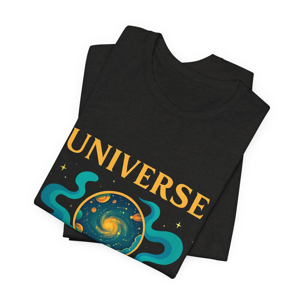 Universe Hand Holding Galaxy Tee | celestial illustration, planet artwork
