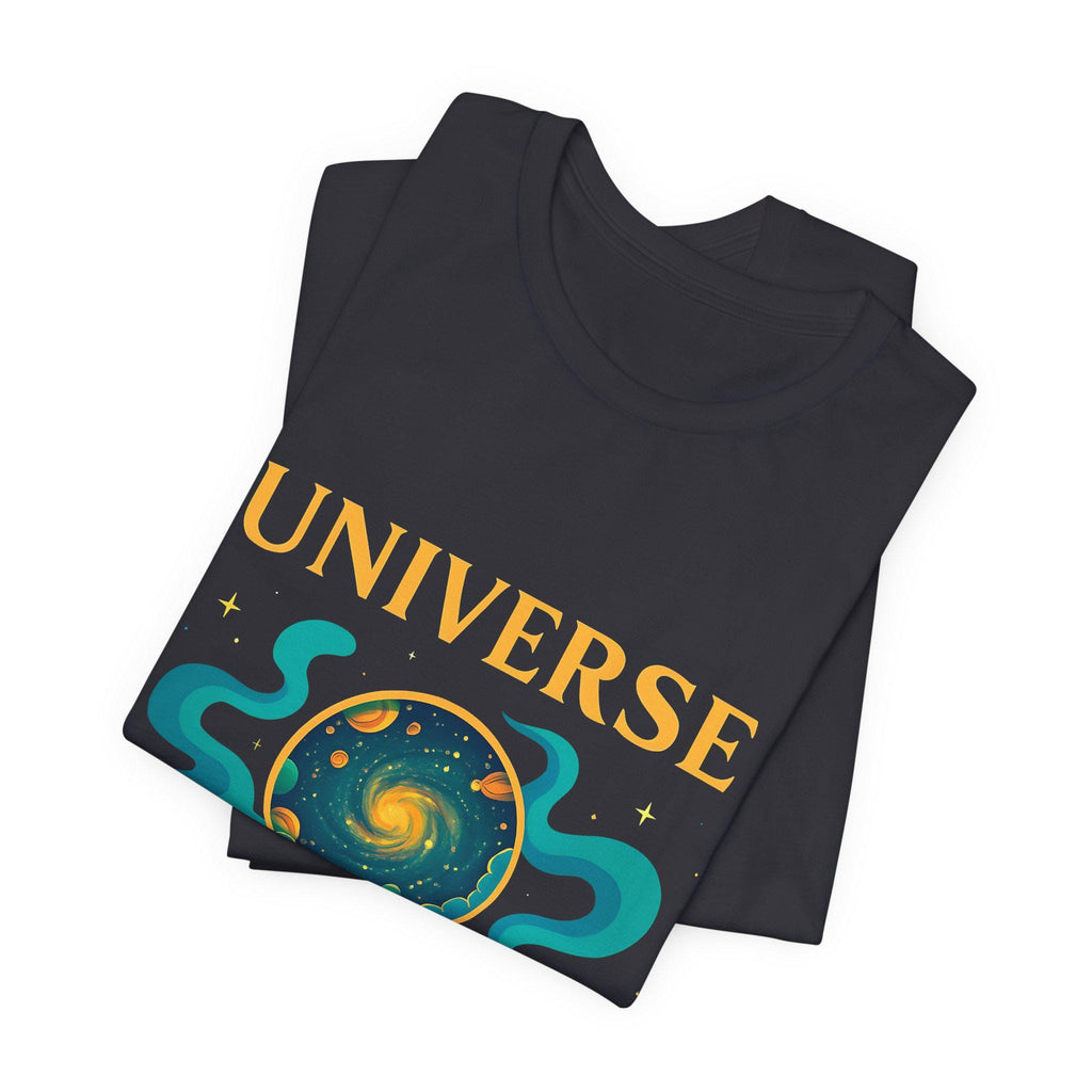 Universe Hand Holding Galaxy Tee | celestial illustration, planet artwork