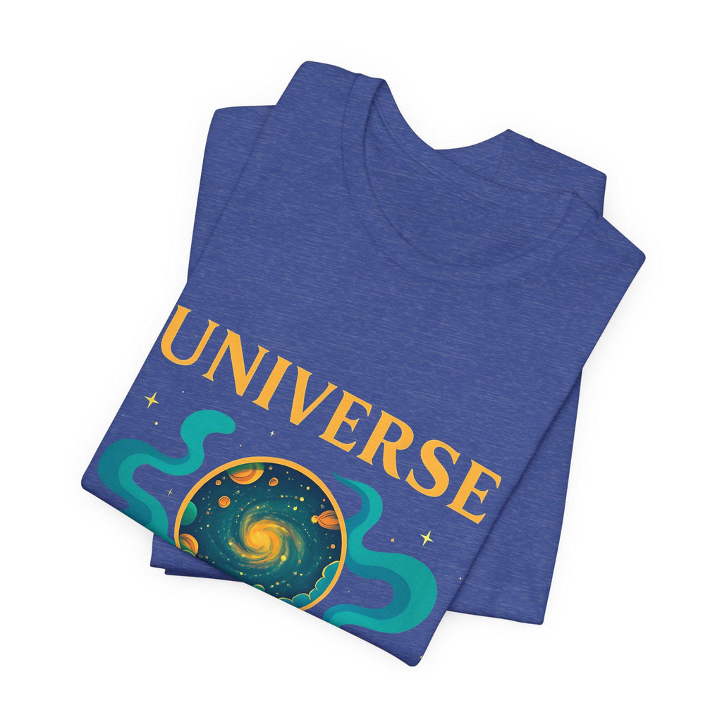 Universe Hand Holding Galaxy Tee | celestial illustration, planet artwork