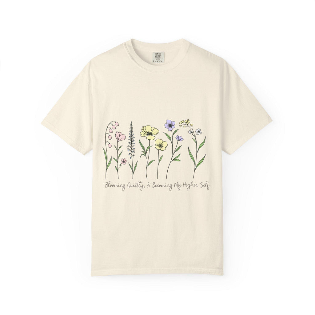 Wildflower Sketch T-shirt | Botanical Floral Illustration