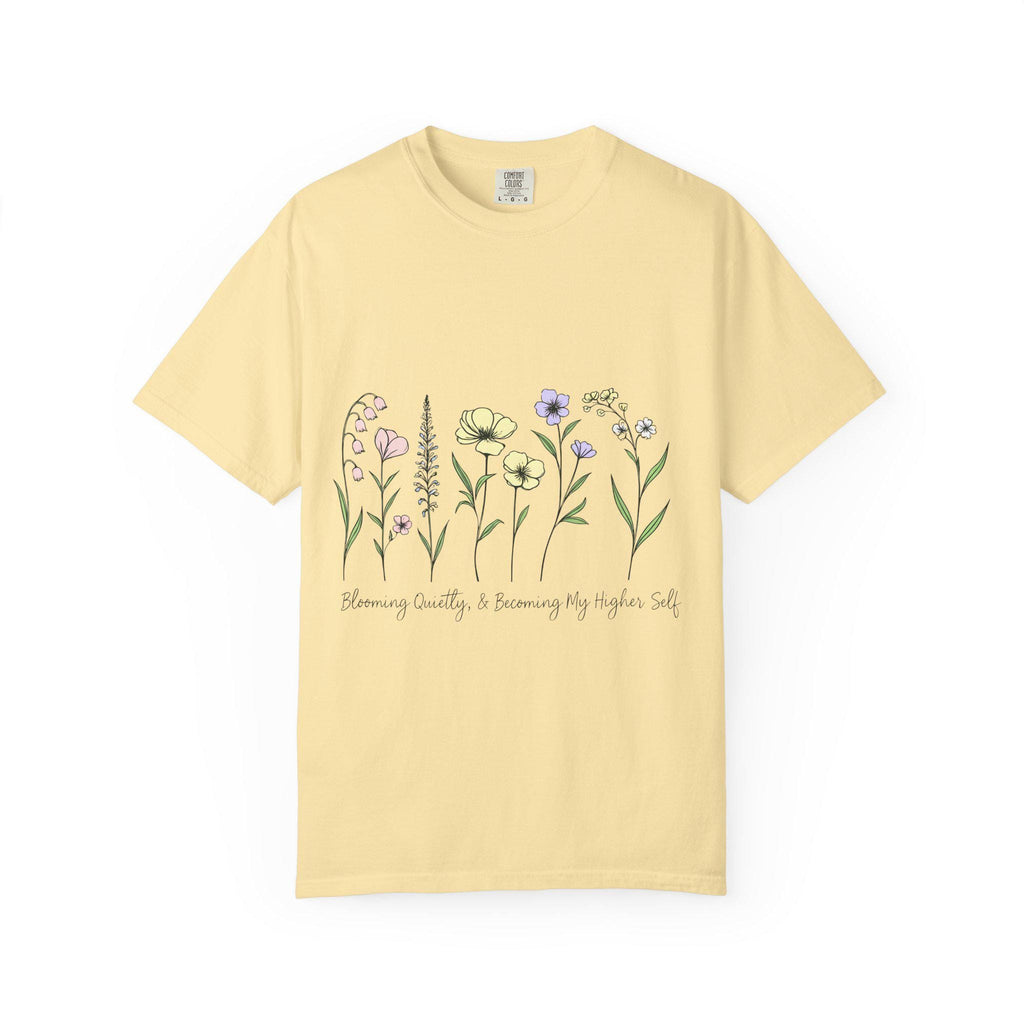 Wildflower Sketch T-shirt | Botanical Floral Illustration