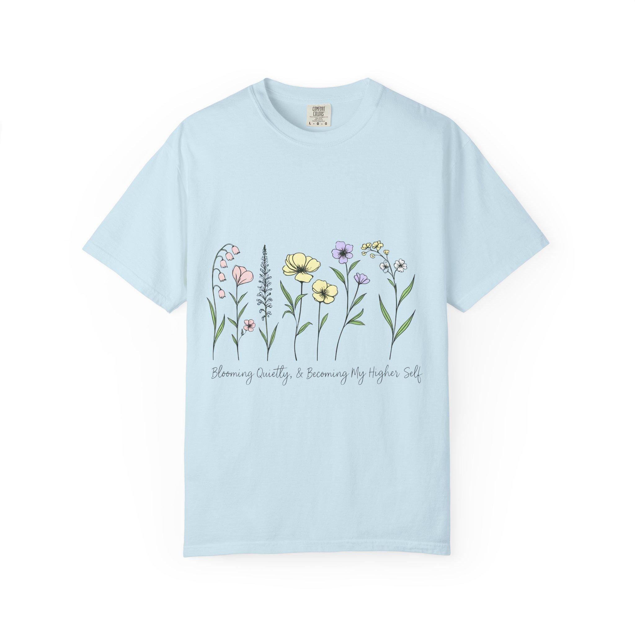 Wildflower Sketch T-shirt | Botanical Floral Illustration