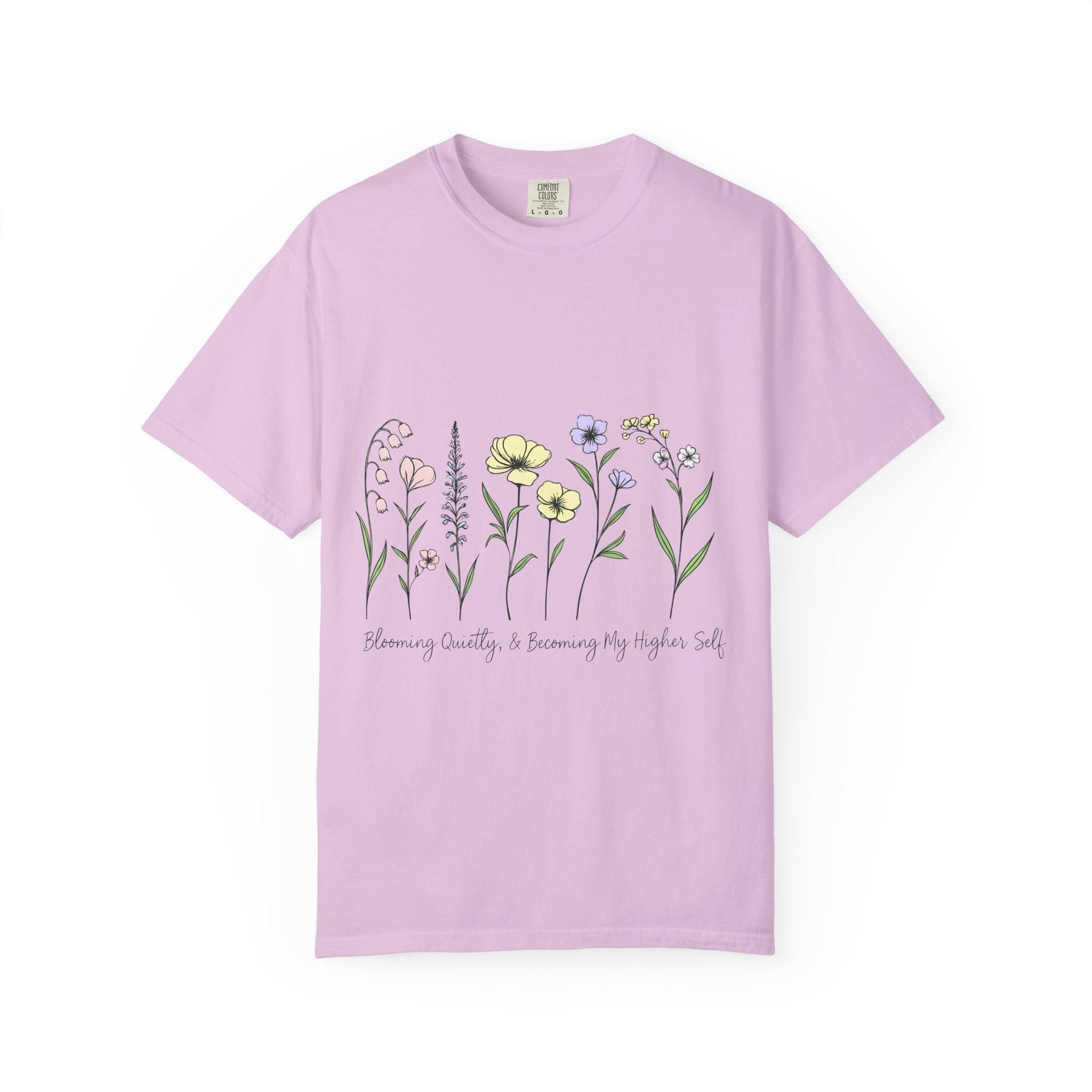 Wildflower Sketch T-shirt | Botanical Floral Illustration