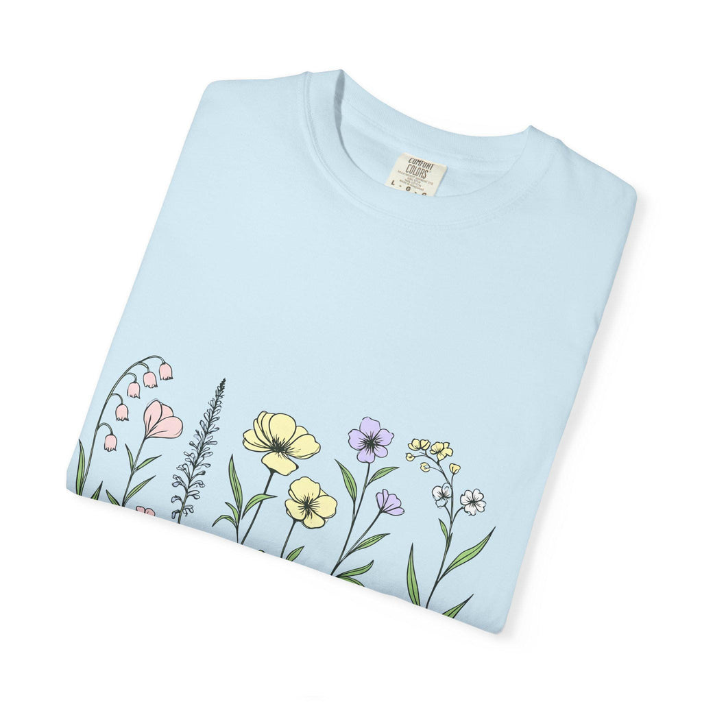 Wildflower Sketch T-shirt | Botanical Floral Illustration