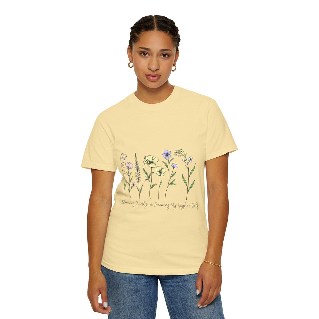 Wildflower Sketch T-shirt | Botanical Floral Illustration