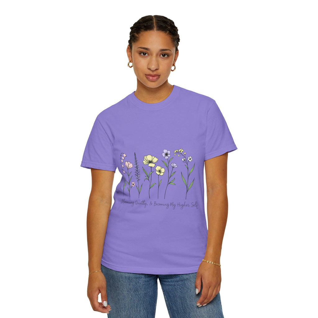 Wildflower Sketch T-shirt | Botanical Floral Illustration