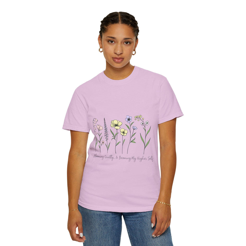 Wildflower Sketch T-shirt | Botanical Floral Illustration